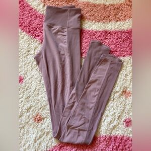 Athleta Mauve High-Waisted Leggings size S